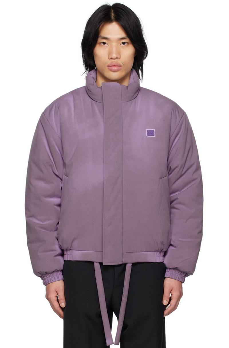 レディース Acne Studios パープル テディ ジャケット