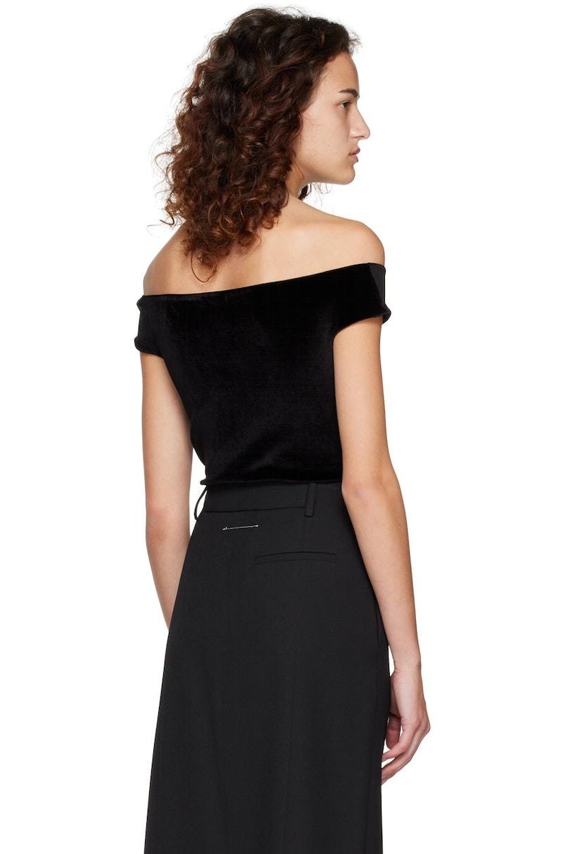 NANUSHKA 売れ筋商品|||ナヌーシュカ Tシャツ トップス レディース Bodysuits Black Nanushka Gesa Bodysuit - Black | Garmentory