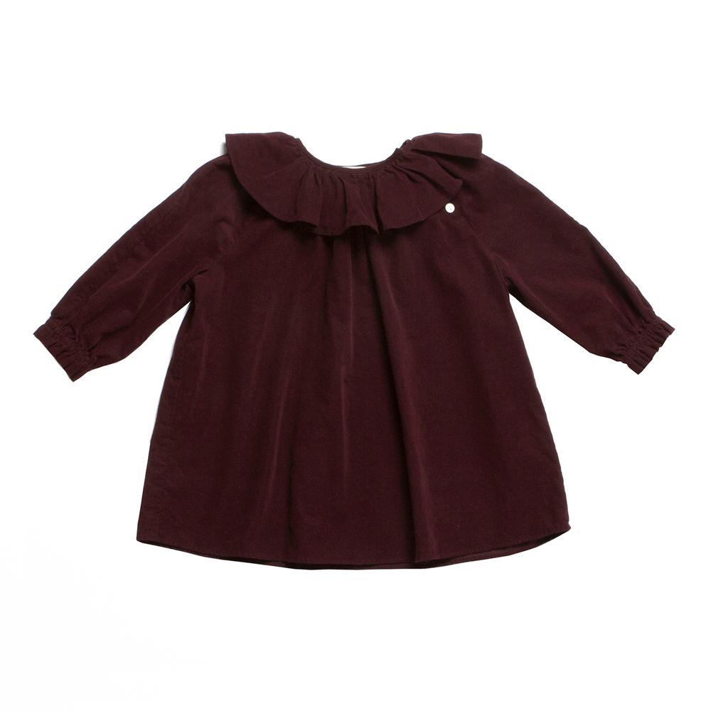 タグ付　soor ploom Lucille tunic 4-5y ブラウス Kids Soor Ploom Lucille Tunic - Claret | Garmentory