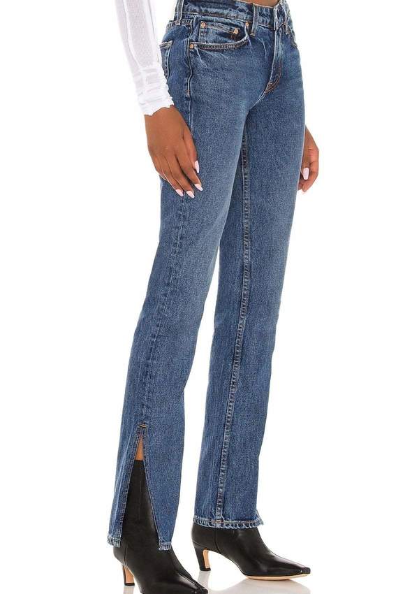 GRLFRND Hailey Jean Low Rise Slim Boot East Village Garmentory