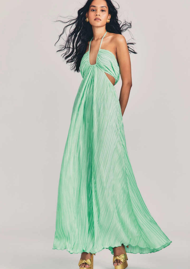 Love Shack Fancy Julissa Dress - Light Emerald Green | Garmentory