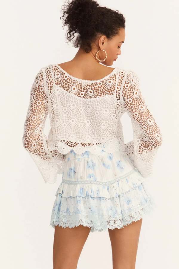 Love Shack Fancy Tanisha Skirt Santa Rosa River Garmentory