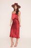Merritt Charles Kendall Silk Slip - Tango Red  - Thumbnail 2