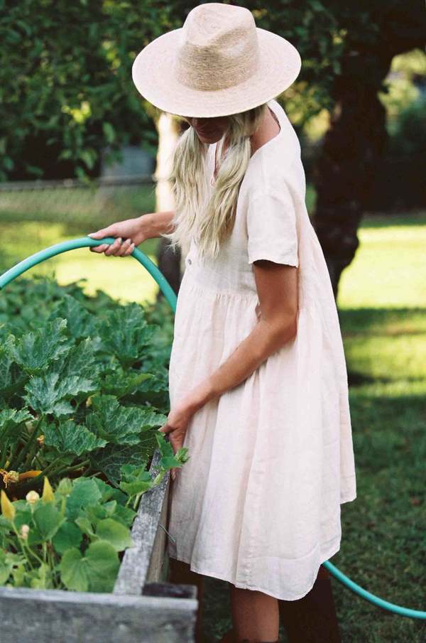 green emerald velvet dress Maxi linen dress AGRA in White