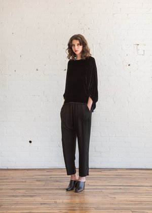 Raquel Allegra Dolman Top in Midnight Raquel Allegra Dolman Top in Midnight