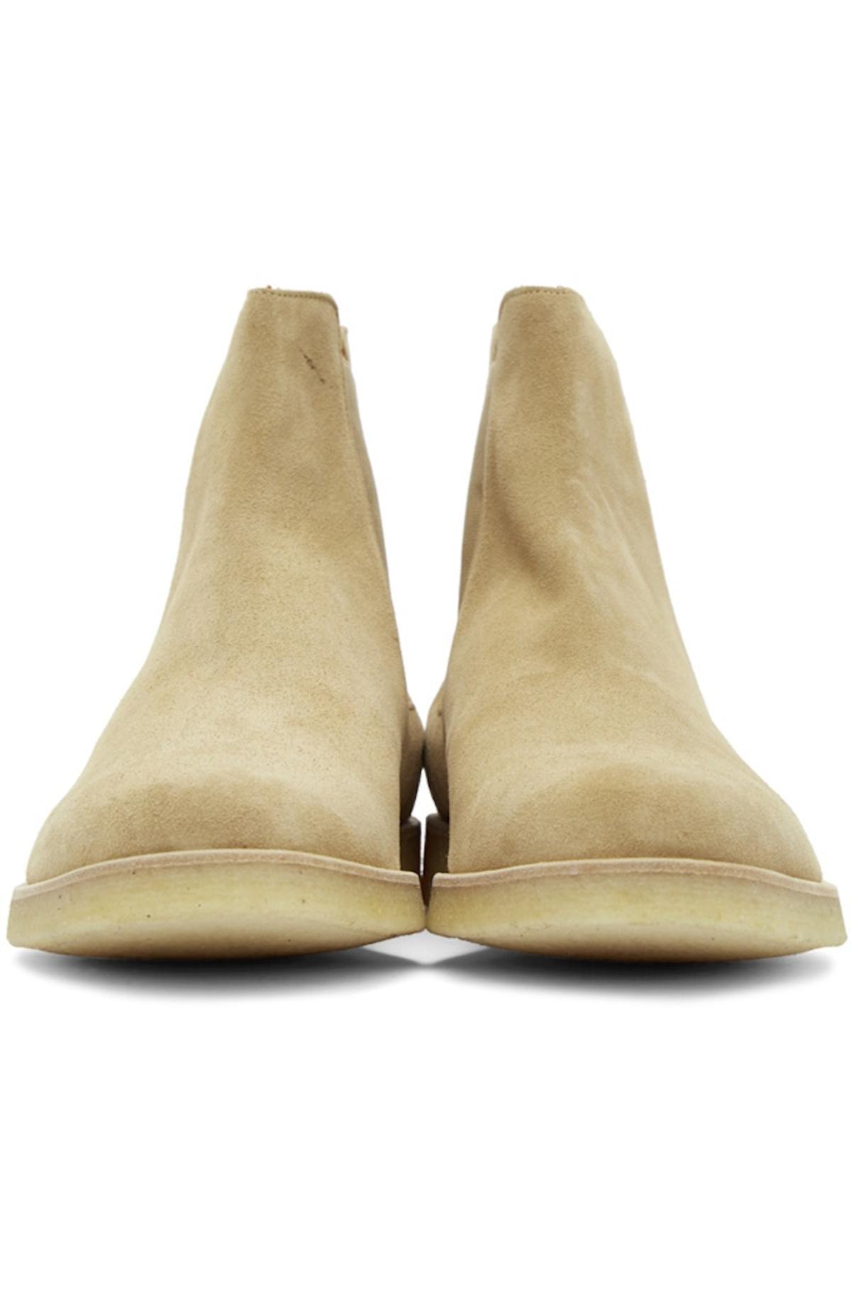 Common Projects Men\'s Suede Chelsea Boots - Light Beige Common Projects Chelsea Boots Review - Your Average Guy main image 3