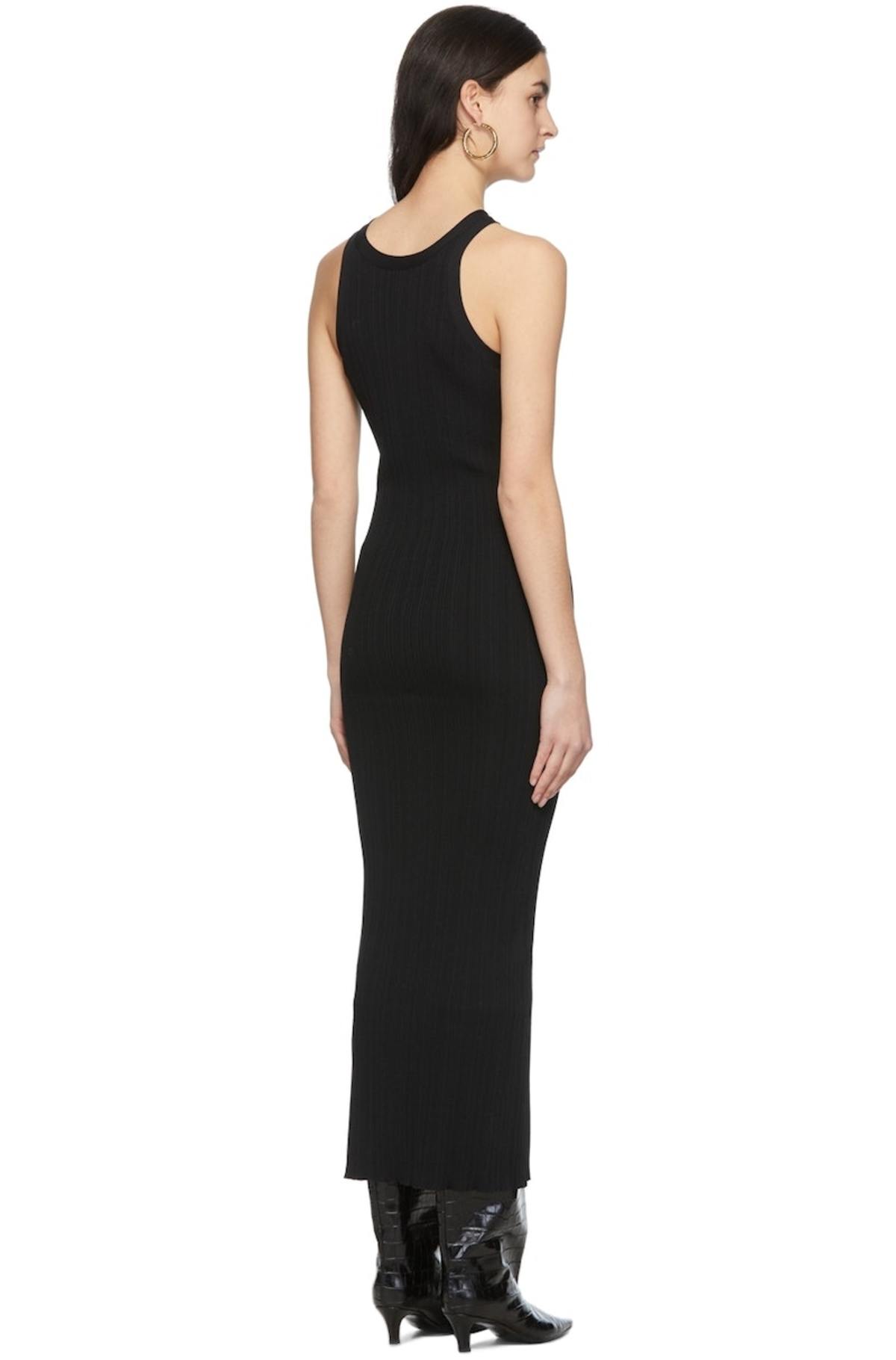 Totme Seamless Rib Tank Dress - Black | Garmentory