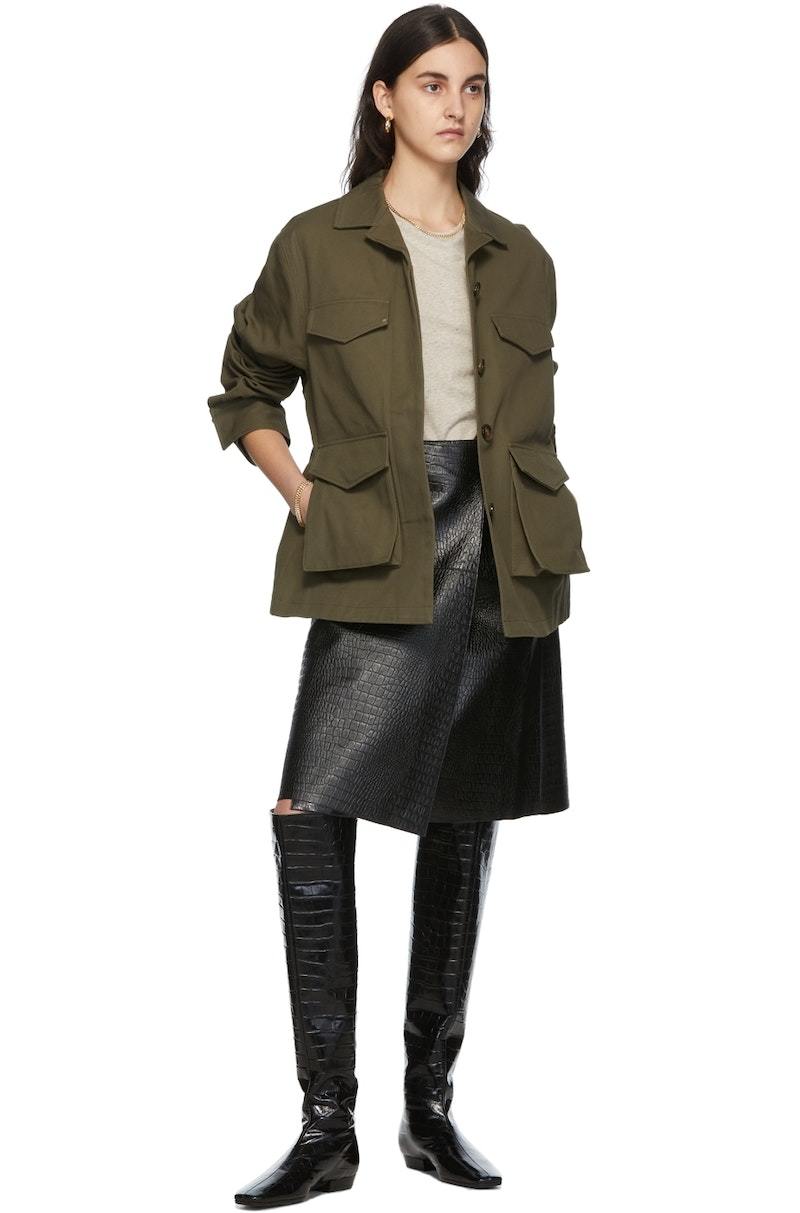 Totême Army Jacket - Khaki | Garmentory