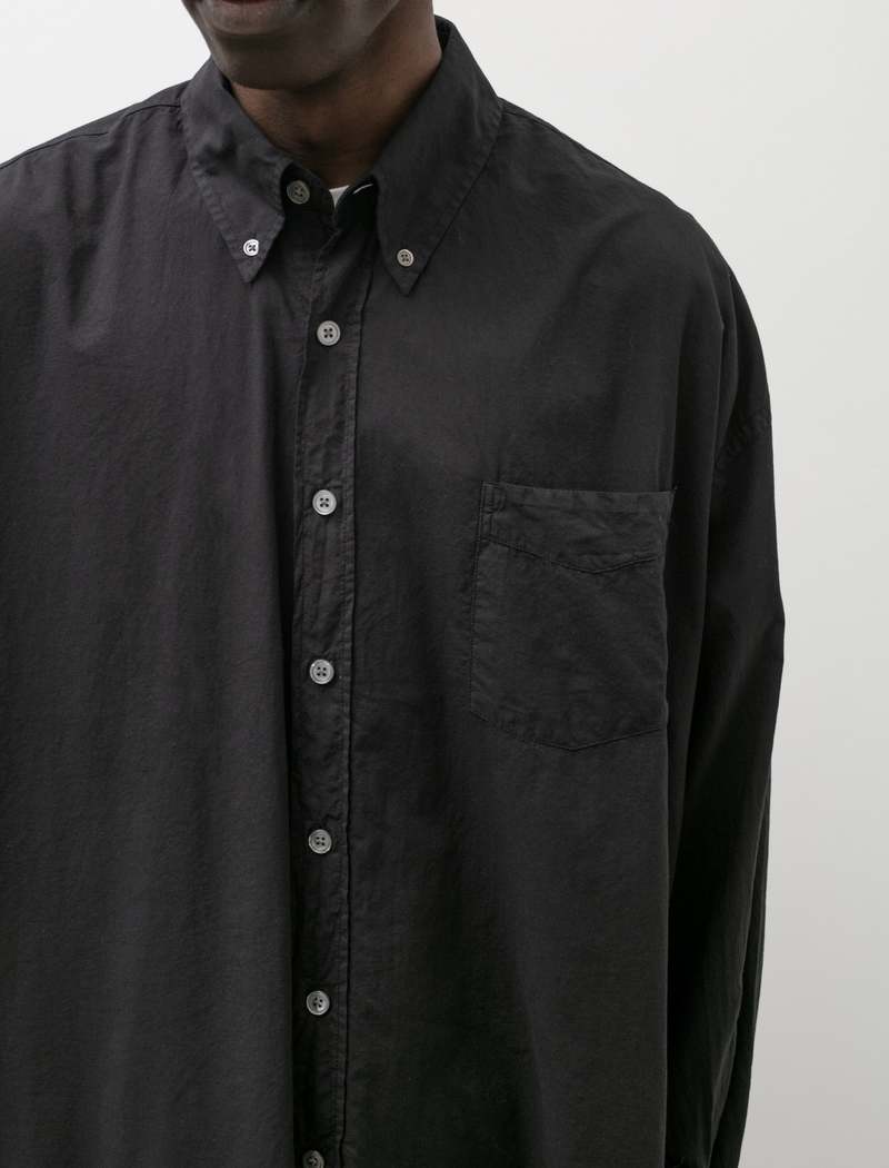 Our Legacy Borrowed BD Shirt - Black Voile | Garmentory
