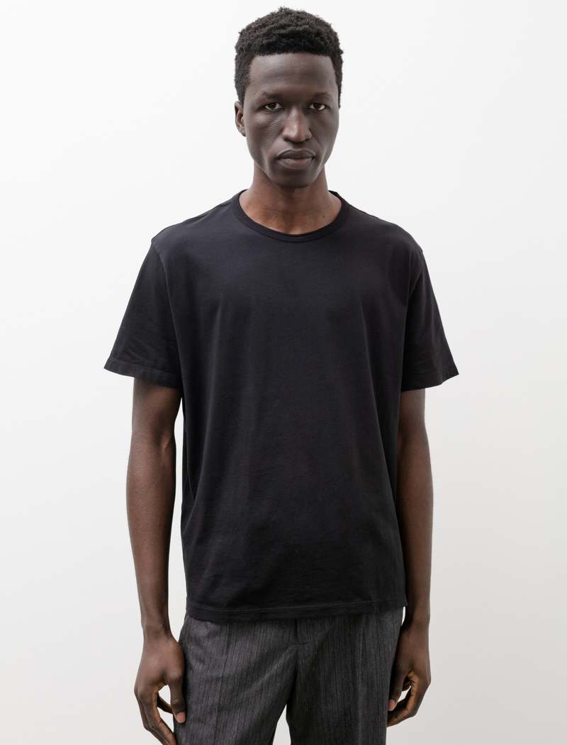 Our Legacy New Box Clean Jersey T Shirt - Black | Garmentory
