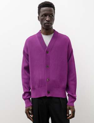 トップス 2025SS HARD TWIST CASHMERE KNIT CARDIGAN Cashmere Hard Twist Knit Cardigan – La Garçonne