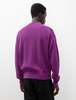 Auralee Super Hard Twist Rib Knit Cardigan - Purple - Thumbnail 2