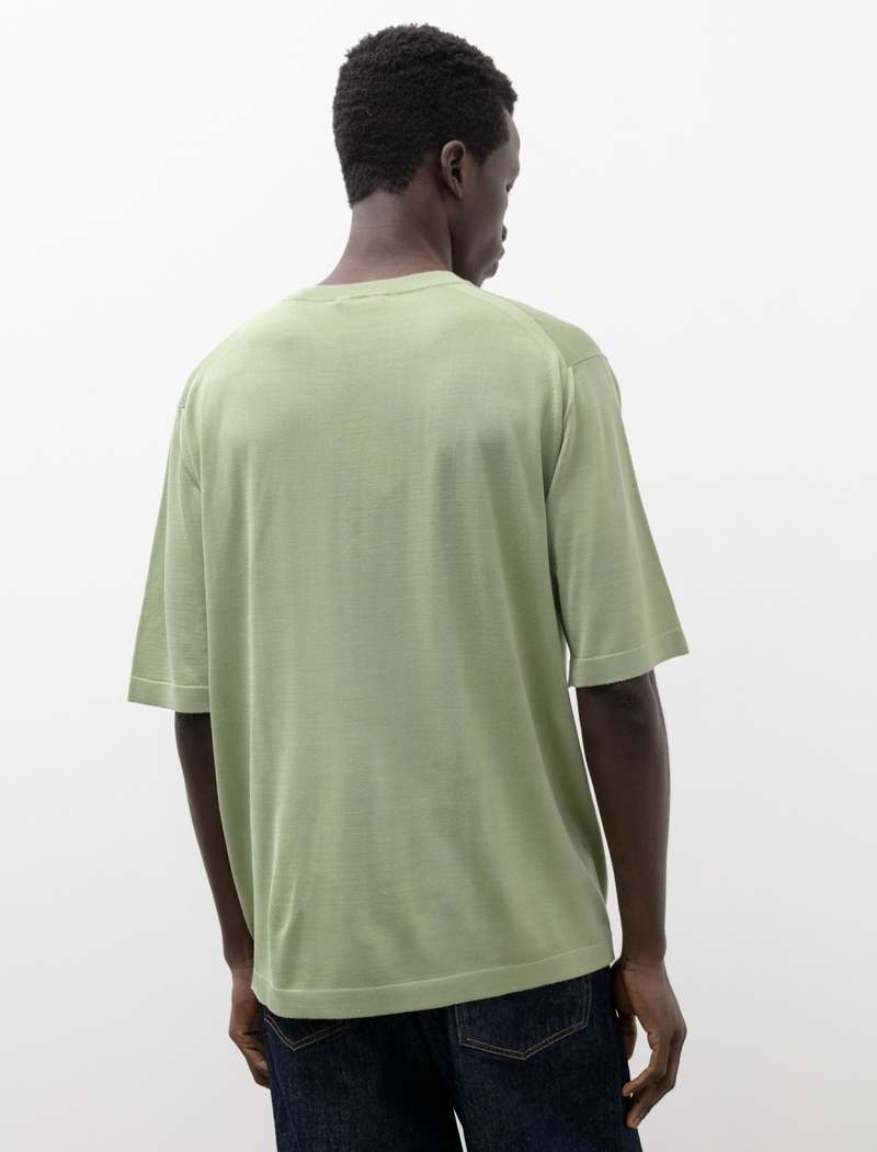 auraleeオーラリー high neck TEE size3 SUPER HIGH GAUGE SHEER RIB TURTLE NECK L/S TEE - AURALEE