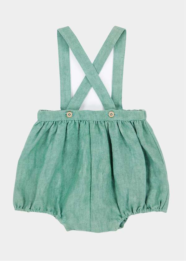 Kids Caramel Musa Romper - Light Turquoise