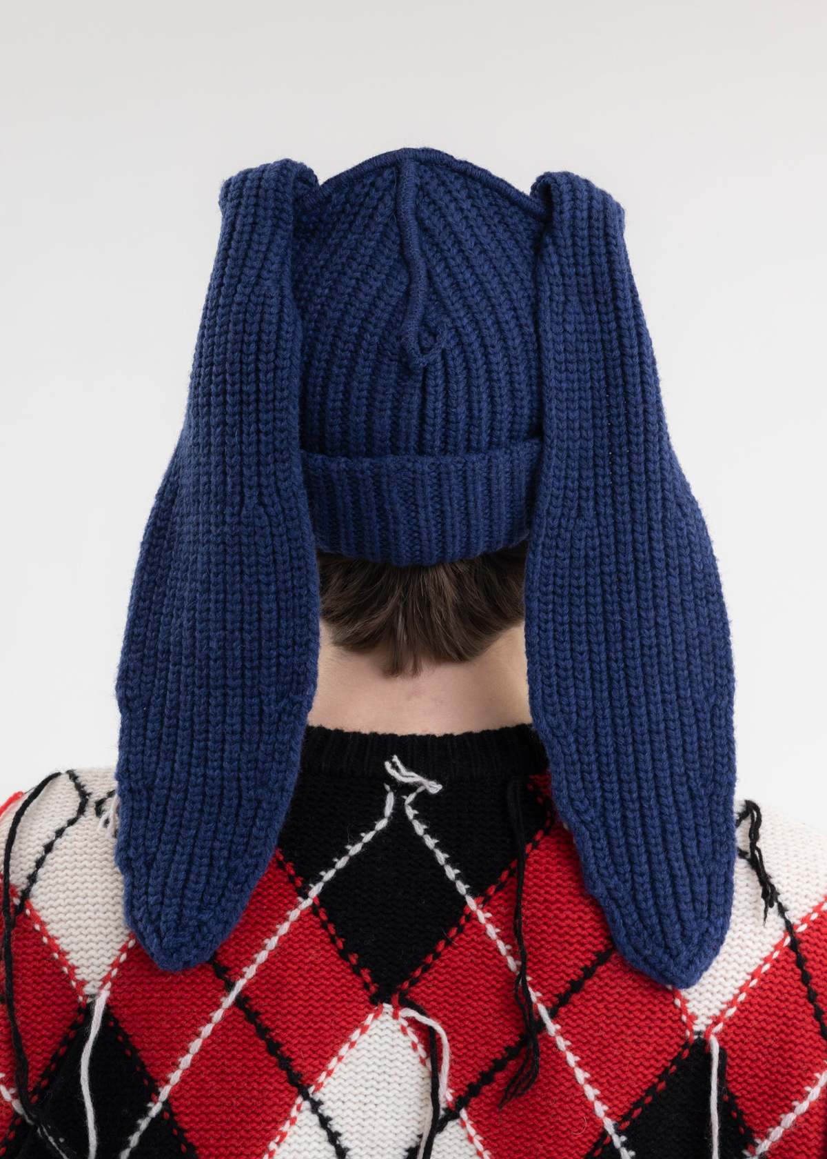 Charles Jeffrey CHUNKY RABBIT BEANIE - NAVY | Garmentory
