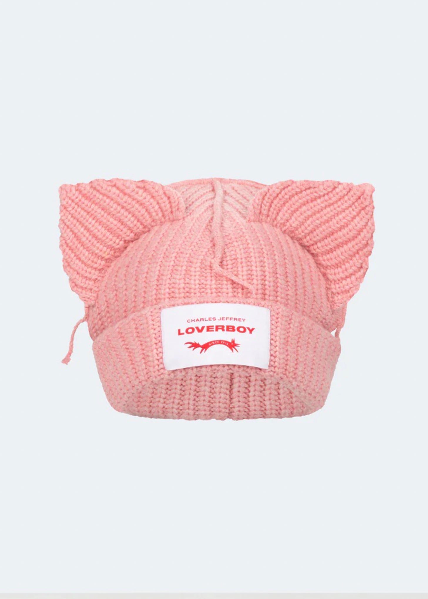 Charles Jeffrey CHUNKY EARS BEANIE - PINK | Garmentory