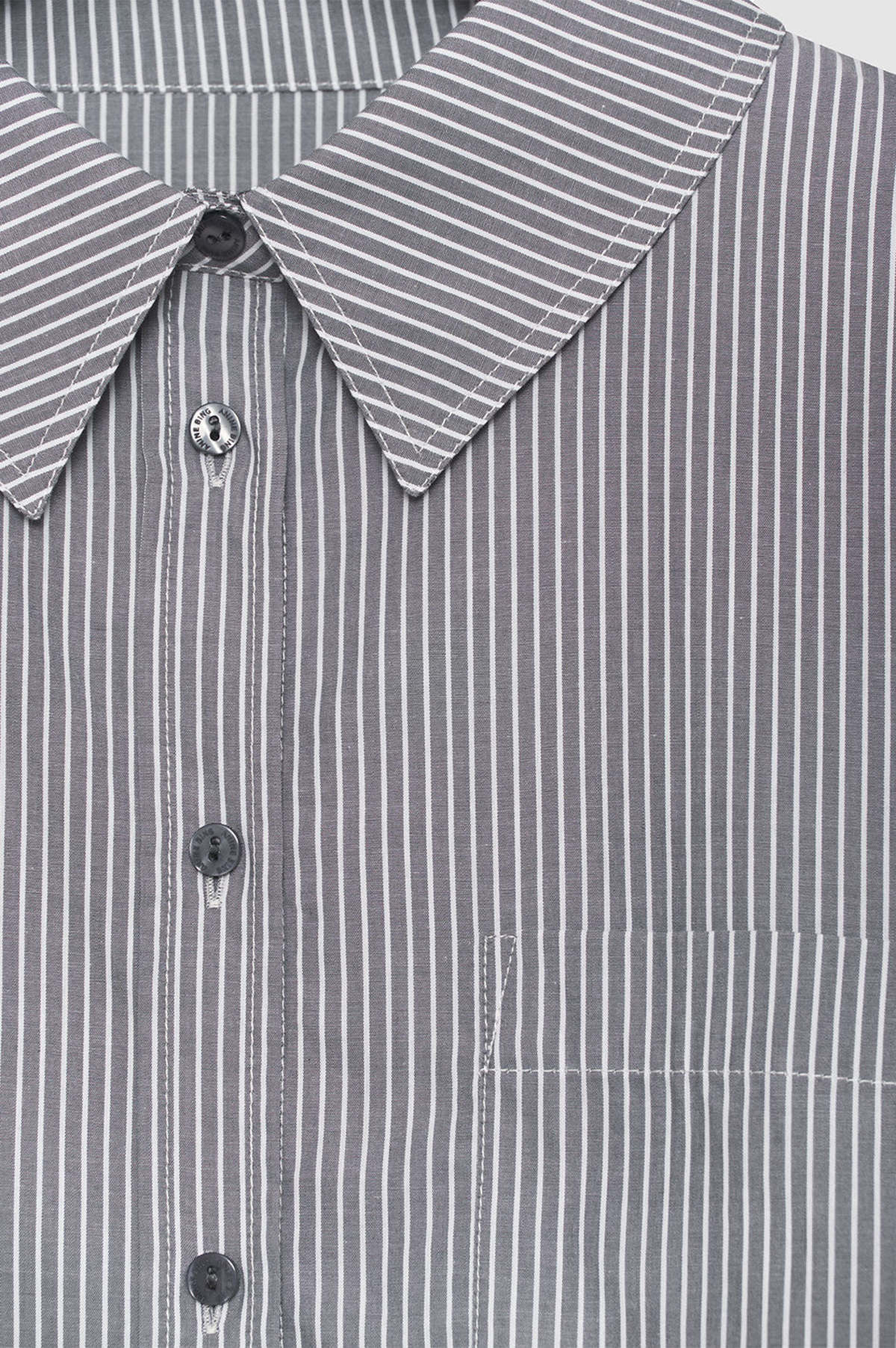Mia Shirt Stripe - Blue/White