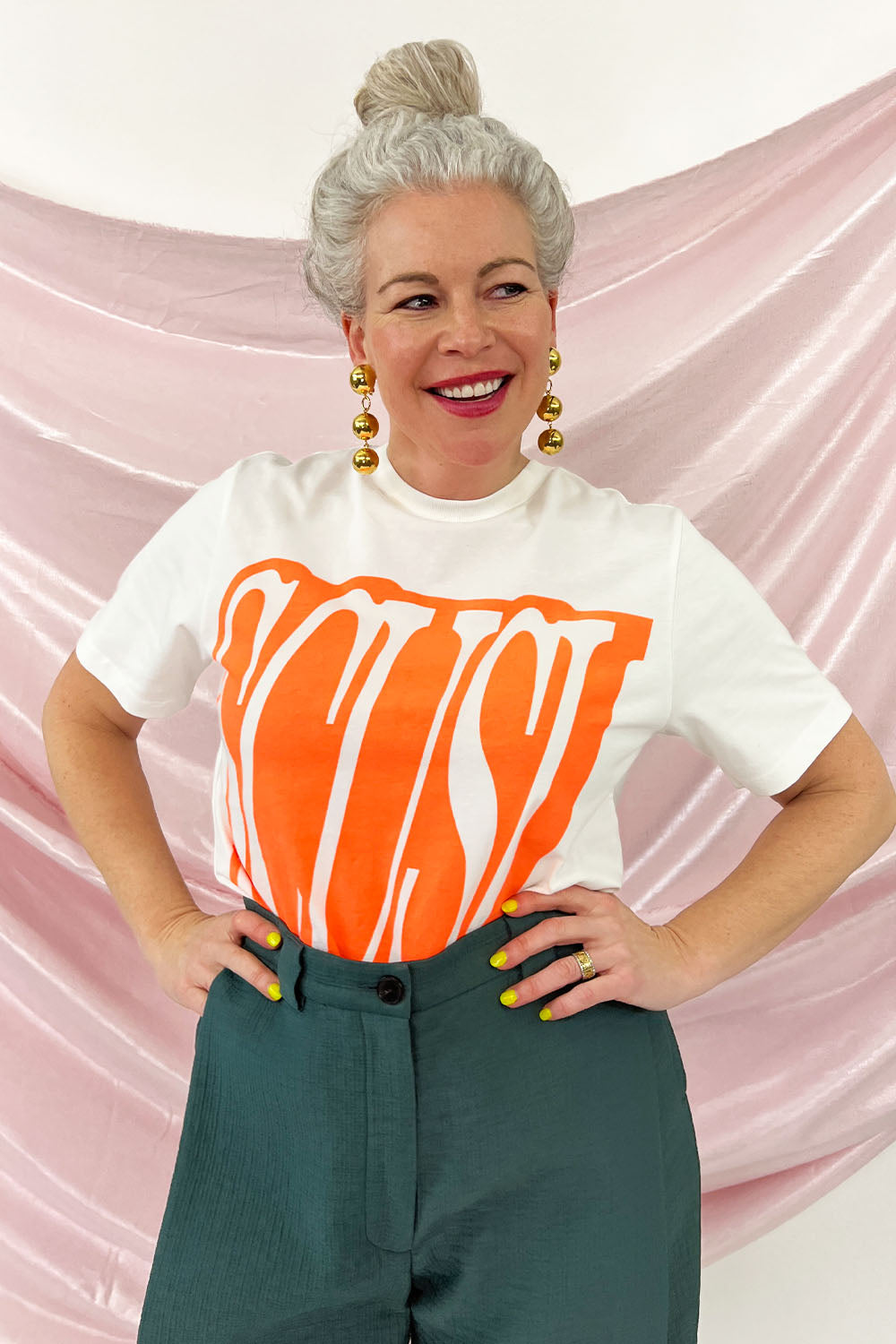 Essentiel Antwerp Brûlée Printed T Shirt Off white Garmentory