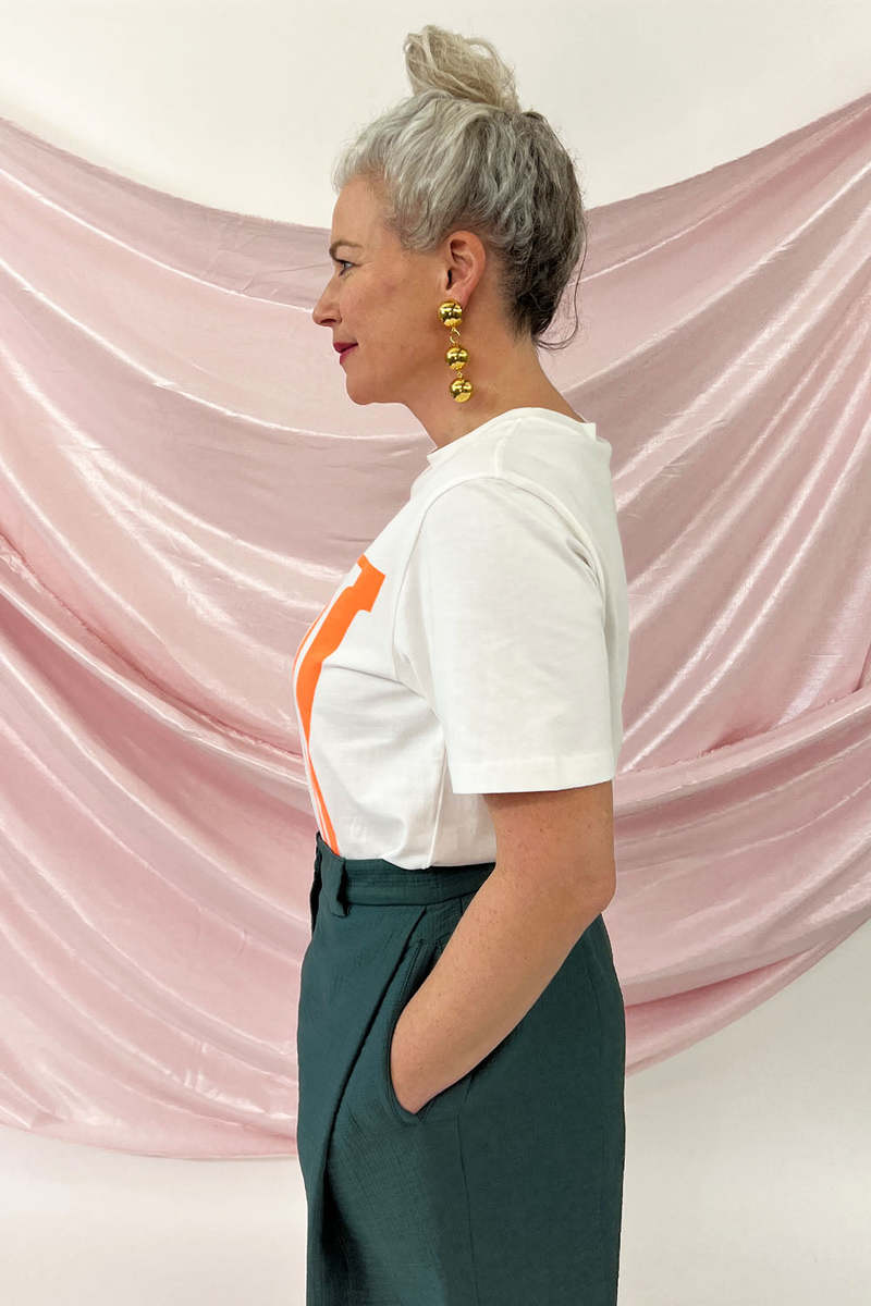 Essentiel Antwerp Brle Printed T Shirt - Off white