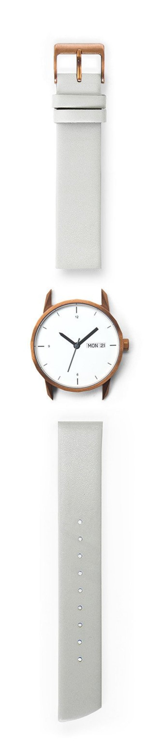 Tinker Watches 34mm Copper Watch Grey Strap Tinker Watches 34mm Copper Watch Grey Strap