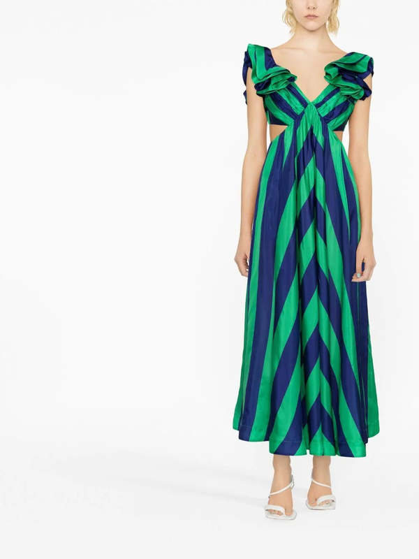 slim fit dress slacks Ascension Halter Maxi Dress
