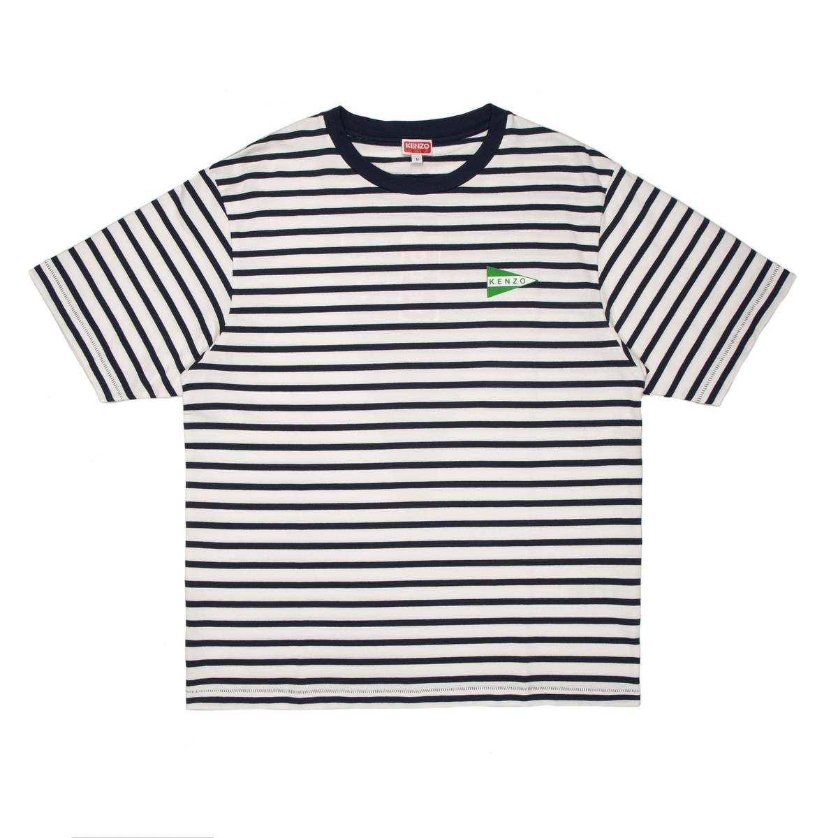 ★KENZO★ Nautical Stripe Oversized T-Shirt Midnight Blue FD Kenzo Nautical Striped Oversized T-shirt - blue | Garmentory