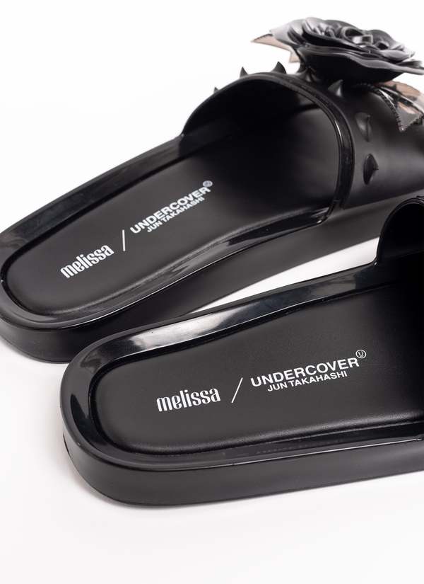 UNDERCOVER X MELISSA BEACH SLIDE SPIKE - BLACK | Garmentory