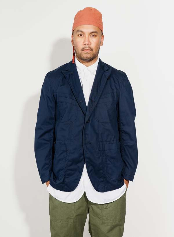 Engineered Garments 6.5oz Flat Twill Bedford Jacket - Navy