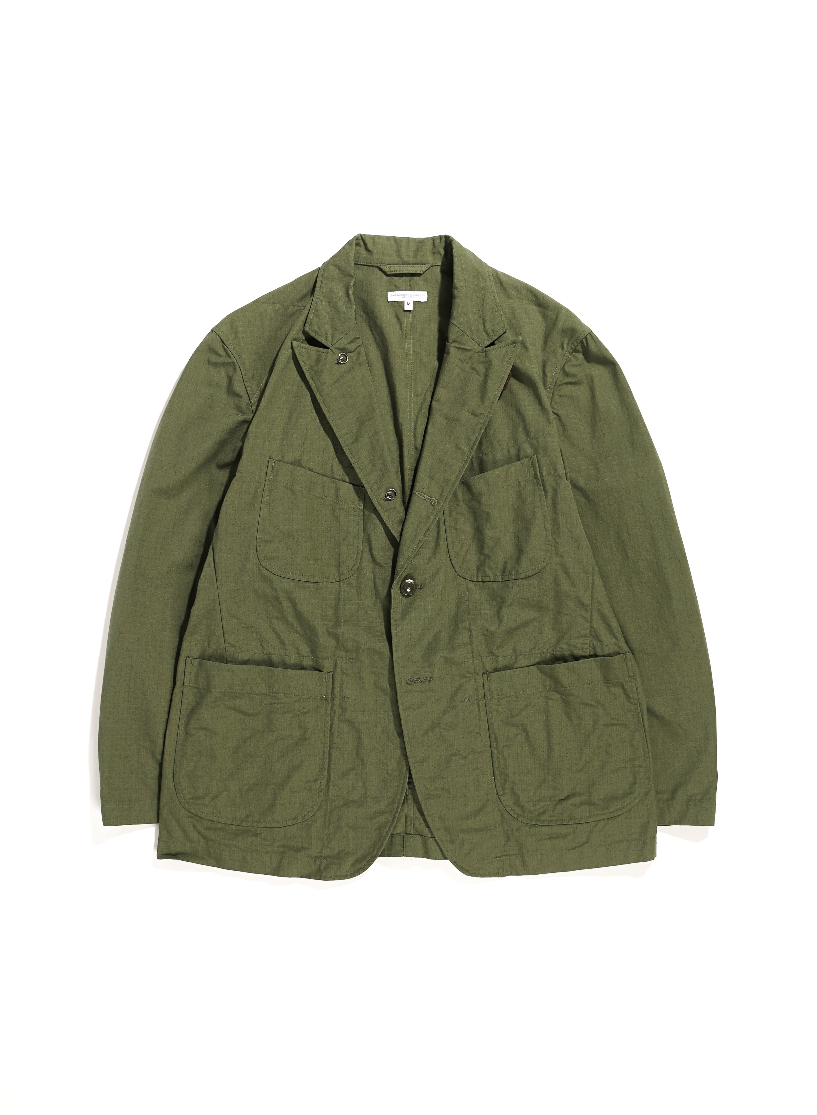 Engineered Garments Bedford Cotton Ripstop Jacket - Olive | Garmentory