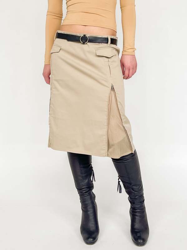 Prada Sport Zipper Skirt - Ecru | Garmentory
