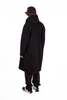 FOUR HORSEMEN Archive Long Wool Coat - Black - Thumbnail 3
