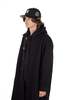 FOUR HORSEMEN Archive Long Wool Coat - Black - Thumbnail 4