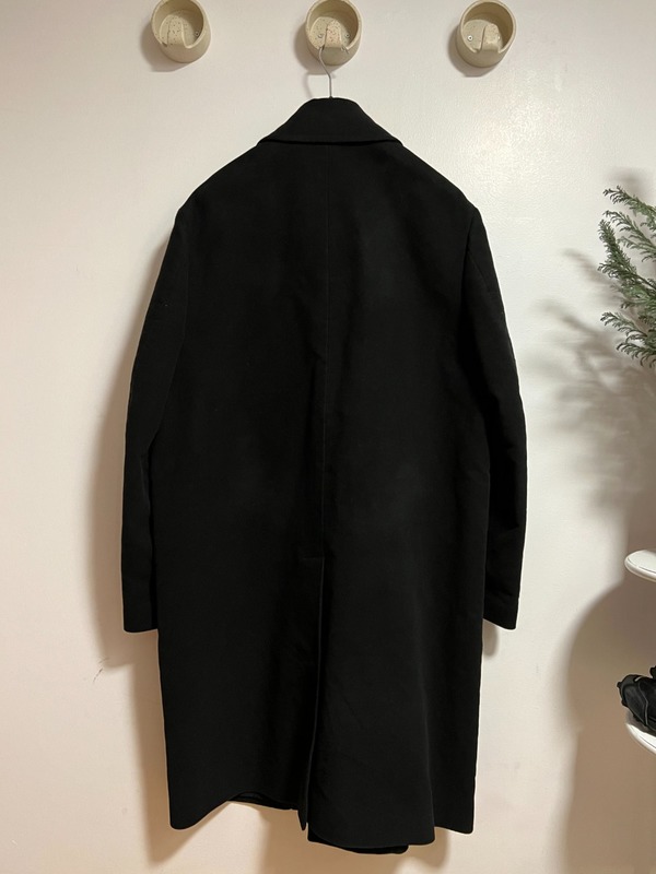 Margaret Howell Patch Pocket Moleskin City Coat - Black | Garmentory