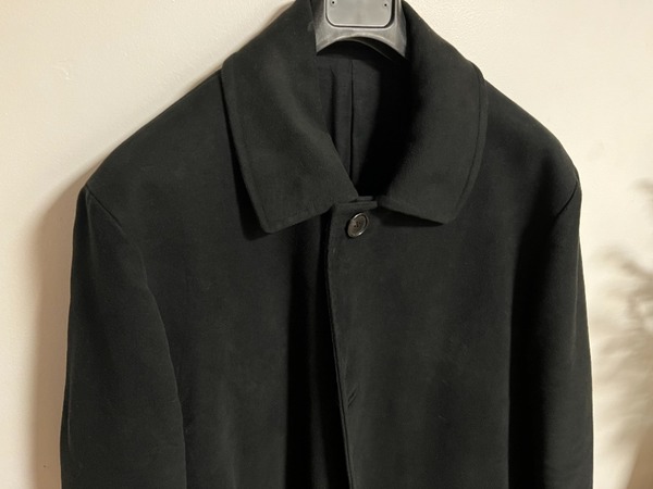 Margaret Howell Patch Pocket Moleskin City Coat - Black | Garmentory