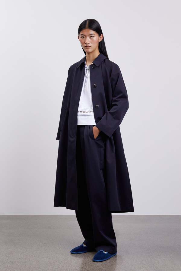 Skall Studio Mary Coat - Navy | Garmentory