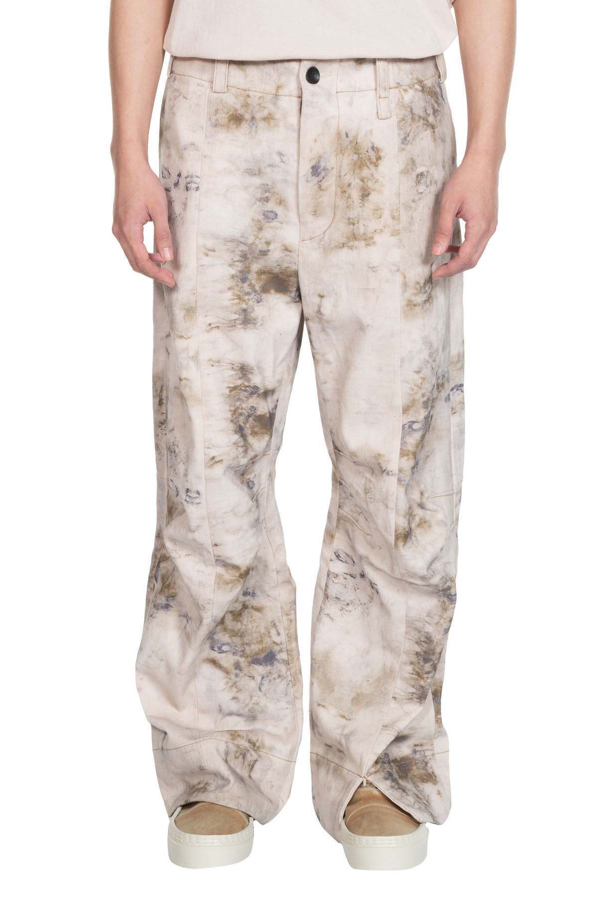 Peng Tai  Dyed Denim Alien Trousers - Image 1 of 5
