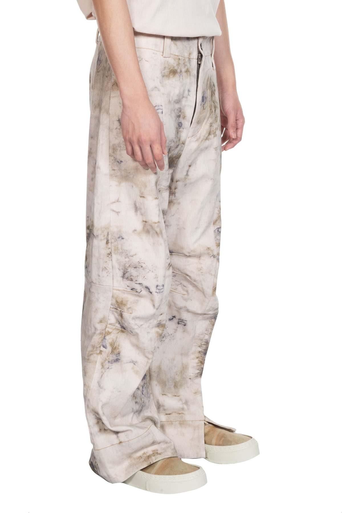 Peng Tai  Dyed Denim Alien Trousers - Image 2 of 5