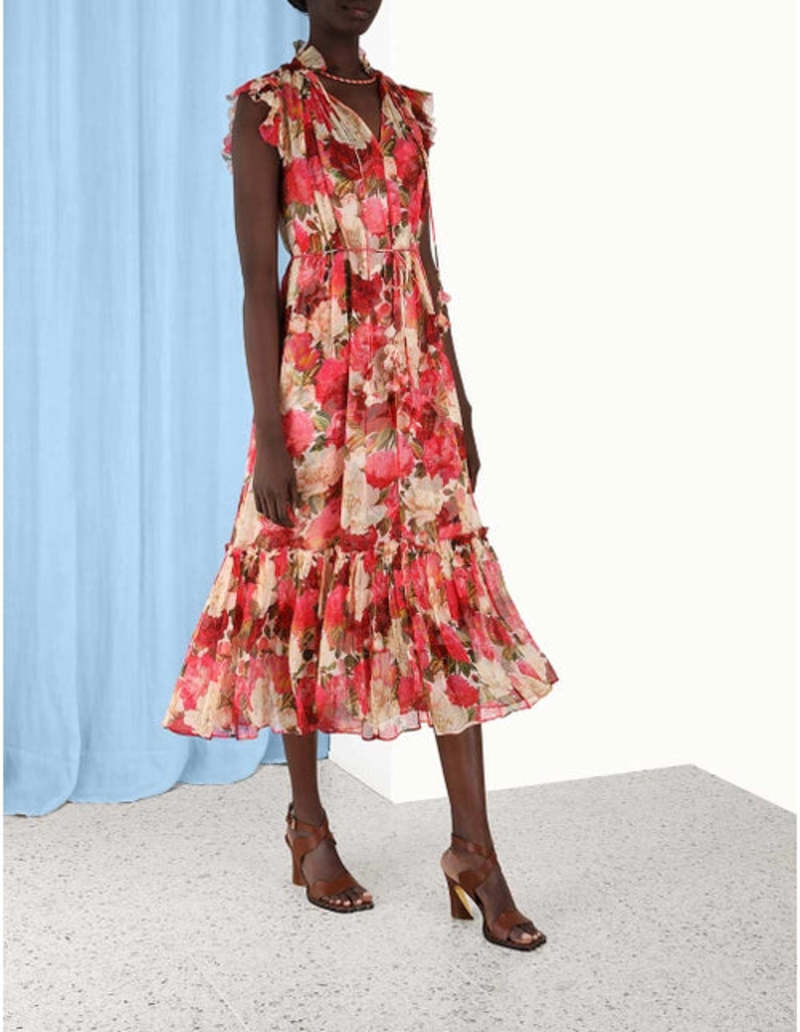 ZIMMERMANNジマーマン wonderland flutter dress Wonderland Silk Flutter Dress