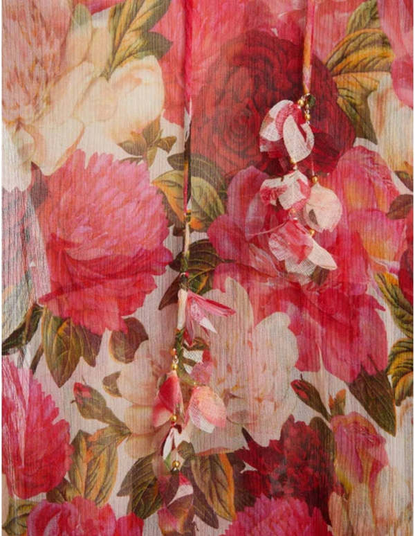 Zimmermann Wonderland Flutter Dress - Pink Peonies | Garmentory