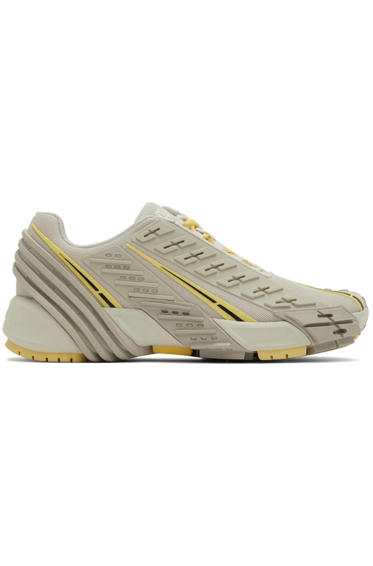 Diesel S Prototype Low Top Sneakers - Beige/Yellow | Garmentory