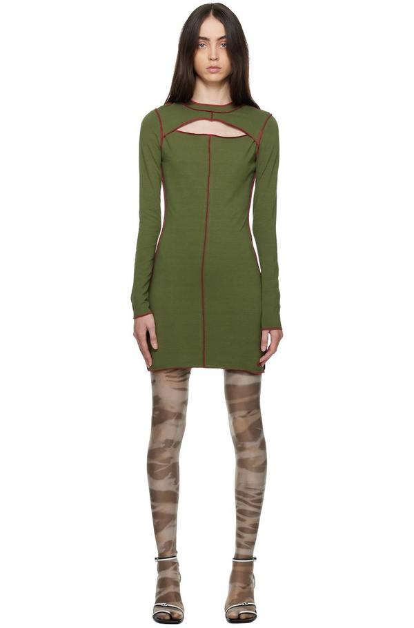 green emerald velvet dress M-Isma Metallic Dress Diesel