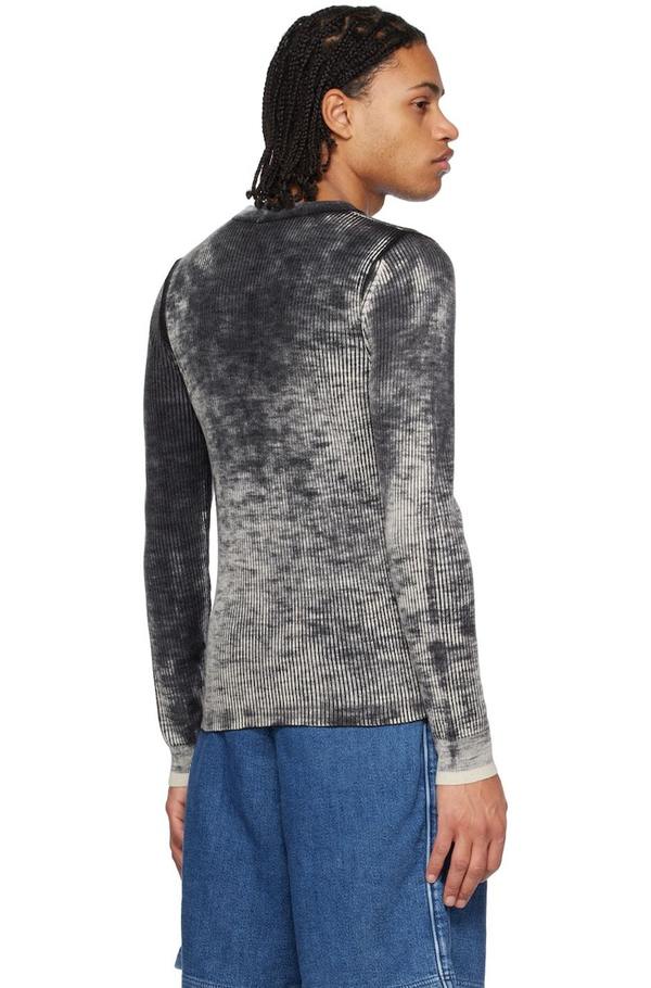 Diesel K-Atullus-Round Sweater - Black | Garmentory