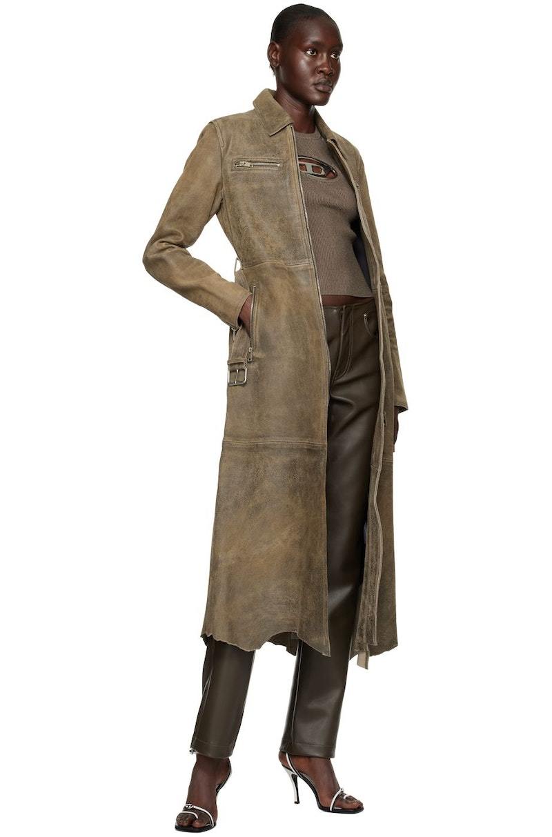DIESEL 'm-onerva' Top in Brown | Lyst