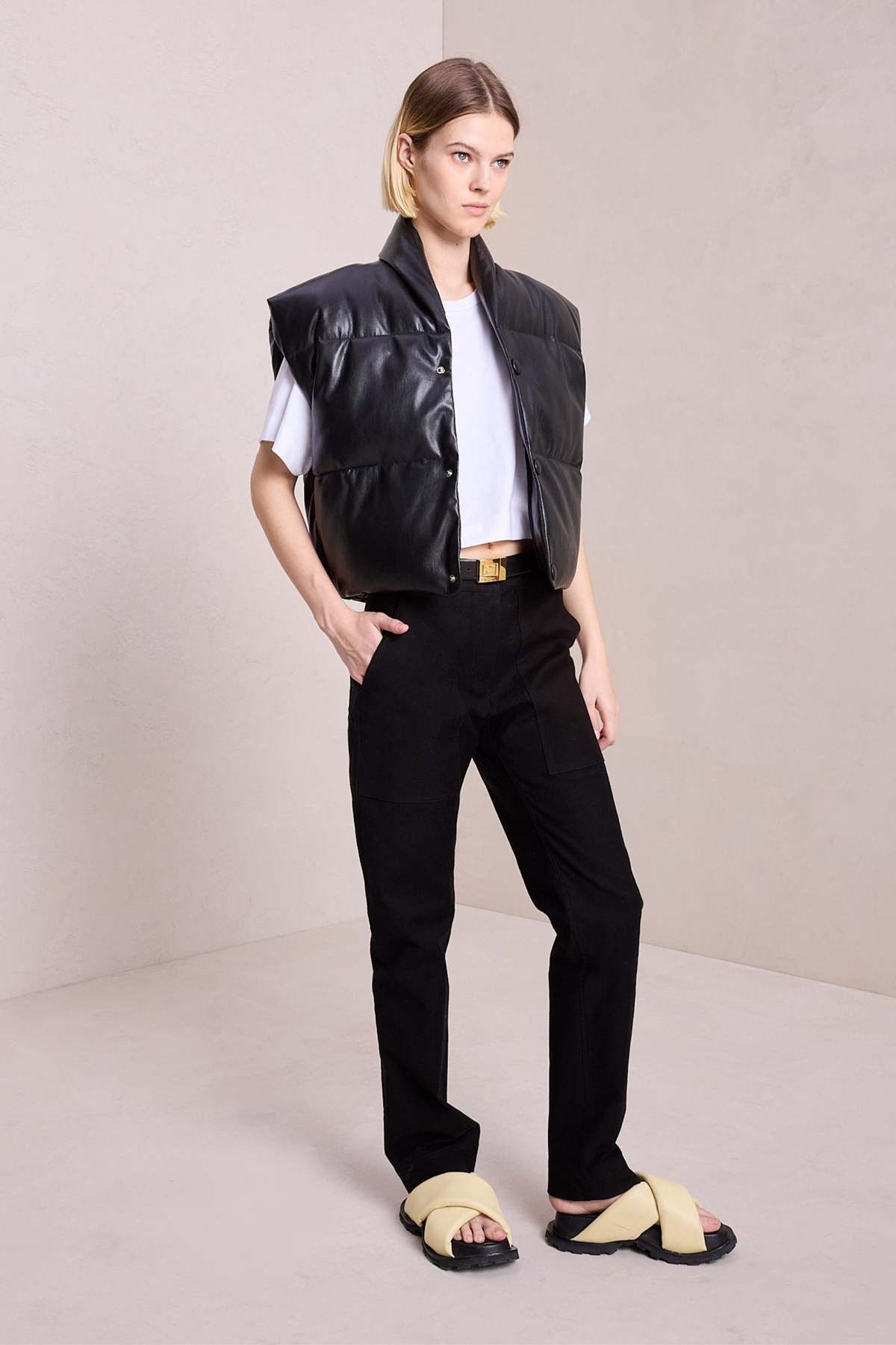 A.L.C. Georgie Vest in Evening Blue