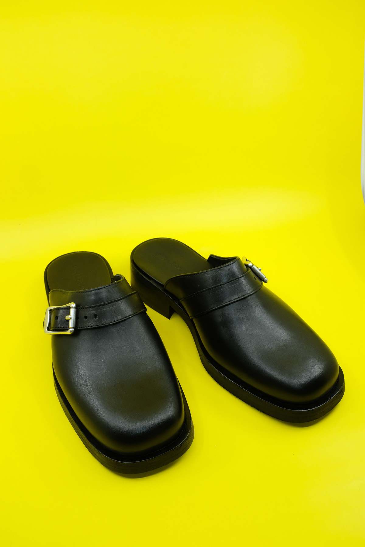 Our Legacy Leather Camion Mule - Black | Garmentory