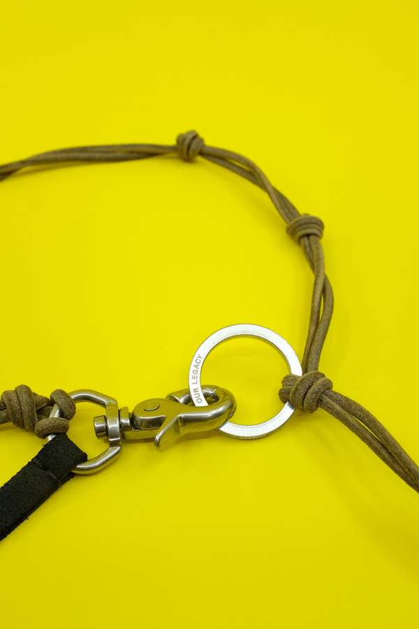 Our Legacy Leather Ladon Key Chain - Olive | Garmentory