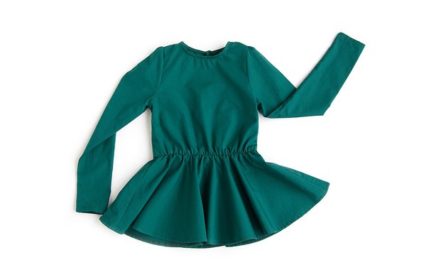 Kids Telegraph Ave Keyhole Dress - Emerald Kids Telegraph Ave Keyhole Dress - Emerald