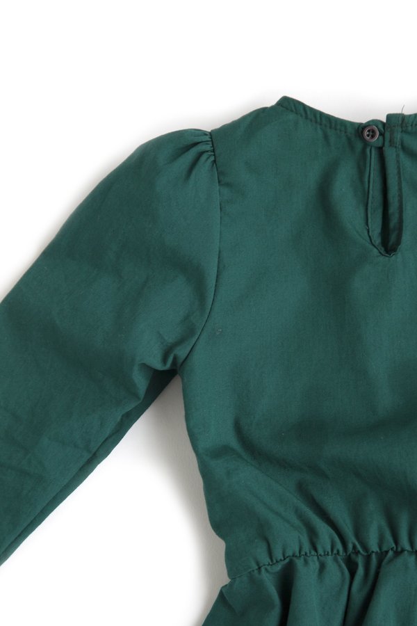 Kids Telegraph Ave Keyhole Dress - Emerald Kids Telegraph Ave Keyhole Dress - Emerald