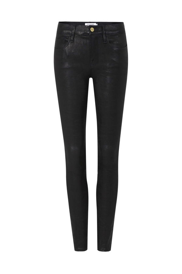 FRAME Denim Le Skinny De Jeanne - Washed Black