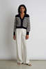 Eleven Six Isla Cardi - Navy/White Stripe - Thumbnail 4